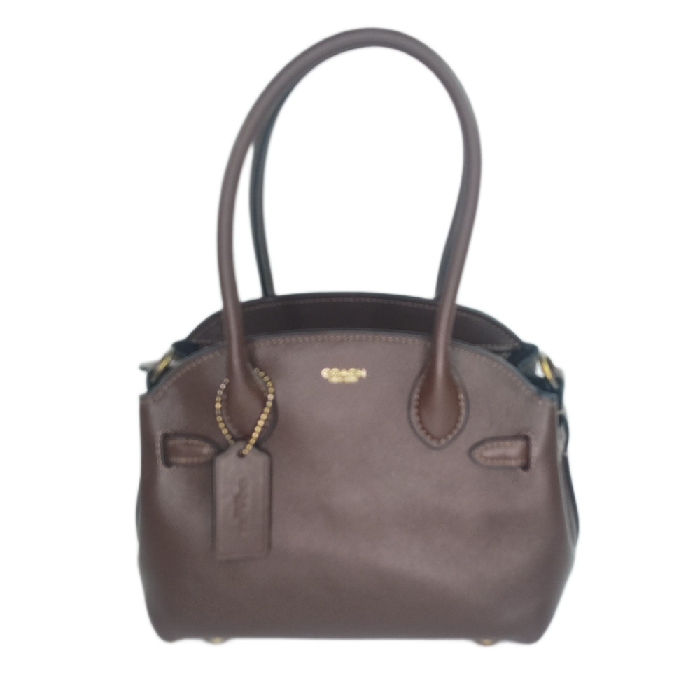 Coach Soft Empire Carryall Bag 21 - Small - Maple/Brown -NWT - Picture 2 of 15